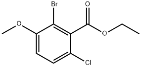 Ethyl 2-bromo-6-chloro-3-methoxybenzoate Structure