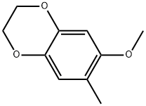 2,3-Dihydro-6-methoxy-7-methyl-1,4-benzodioxin Structure