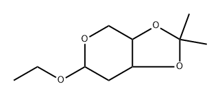 alpha-erythro-Pentopyranoside,ethyl2-deoxy-3,4-O-(1-methylethylidene)-(9CI) Structure