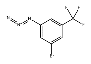 1-azido-3-bromo-5-(trifluoromethyl)benzene Structure