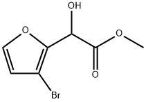 methyl 2-(3-bromofuran-2-yl)-2-hydroxyacetate Structure