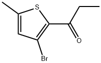 1-(3-Bromo-5-methyl-2-thienyl)-1-propanone Structure