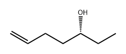 (3R)-hept-6-en-3-ol Structure