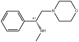 4-Morpholineethanamine, N-methyl-α-phenyl-, (αR)- Structure