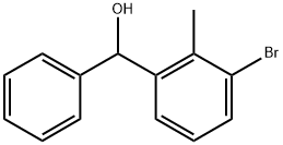(3-bromo-2-methylphenyl)(phenyl)methanol Structure