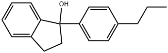 2,3-Dihydro-1-(4-propylphenyl)-1H-inden-1-ol Structure