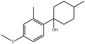 1-(4-methoxy-2-methylphenyl)-4-methylcyclohexanol Structure