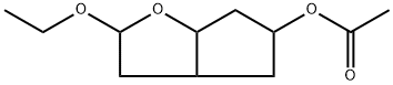 2H-Cyclopenta[b]furan-5-ol,2-ethoxyhexahydro-,acetate,[2R-(2alpha,3aalpha,5bta,6aalpha)]-(9CI) 구조식 이미지