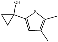 1-(4,5-Dimethyl-2-thienyl)cyclopropanol Structure