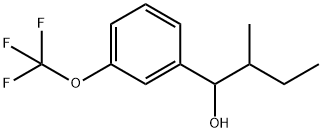 α-(1-Methylpropyl)-3-(trifluoromethoxy)benzenemethanol Structure