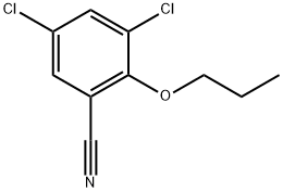 3,5-Dichloro-2-propoxybenzonitrile Structure