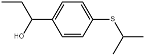 α-Ethyl-4-[(1-methylethyl)thio]benzenemethanol Structure