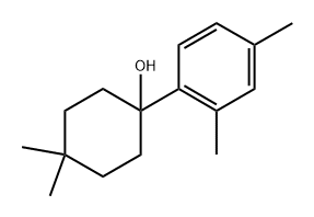 1-(2,4-dimethylphenyl)-4,4-dimethylcyclohexanol Structure