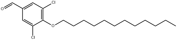 3,5-Dichloro-4-(dodecyloxy)benzaldehyde Structure