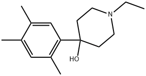 1-Ethyl-4-(2,4,5-trimethylphenyl)-4-piperidinol Structure