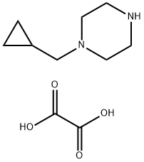 Piperazine, 1-(cyclopropylmethyl)-, ethanedioate (1:1) 구조식 이미지