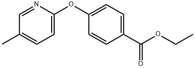 Ethyl 4-[(5-methyl-2-pyridinyl)oxy]benzoate Structure