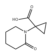 1-(2-oxopiperidin-1-yl)cyclopropane-1-carboxylic
acid 구조식 이미지