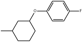 1-Fluoro-4-[(3-methylcyclohexyl)oxy]benzene Structure