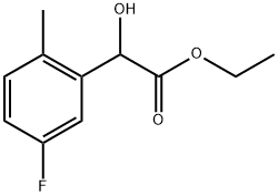 Ethyl 5-fluoro-α-hydroxy-2-methylbenzeneacetate Structure