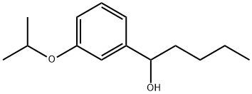 α-Butyl-3-(1-methylethoxy)benzenemethanol Structure