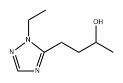 1H-1,2,4-Triazole-5-propanol, 1-ethyl-α-methyl- Structure