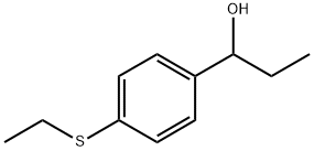 Benzenemethanol, α-?ethyl-?4-?(ethylthio)?- 구조식 이미지