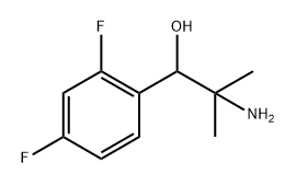 2-amino-1-(2,4-difluorophenyl)-2-methylpropan-1- ol Structure