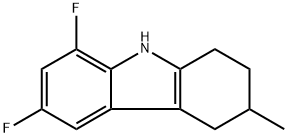 6,8-difluoro-3-methyl-2,3,4,9-tetrahydro-1H-carbazole Structure