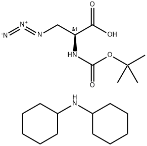 Boc-3-azido-Ala-OH (dicyclohexylammonium) salt
		
	 구조식 이미지