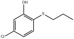 5-chloro-2-(propylthio)phenol Structure