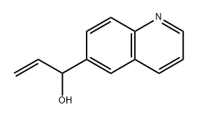 6-Quinolinemethanol, α-ethenyl- Structure