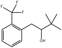 3,3-dimethyl-1-[2-(trifluoromethyl)phenyl]butan-2-ol 구조식 이미지