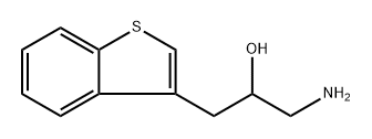 Benzo[b]thiophene-3-ethanol, α-(aminomethyl)- Structure