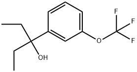 α,α-Diethyl-3-(trifluoromethoxy)benzenemethanol Structure