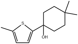 4,4-dimethyl-1-(5-methylthiophen-2-yl)cyclohexanol Structure