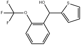 thiophen-2-yl(2-(trifluoromethoxy)phenyl)methanol 구조식 이미지