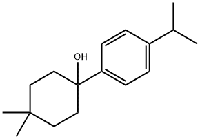 1-(4-isopropylphenyl)-4,4-dimethylcyclohexanol 구조식 이미지