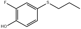 2-fluoro-4-(propylthio)phenol Structure