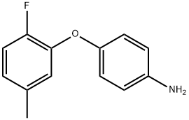 4-(2-Fluoro-5-methylphenoxy)benzenamine Structure