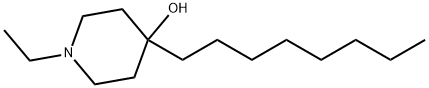 1-Ethyl-4-octyl-4-piperidinol Structure