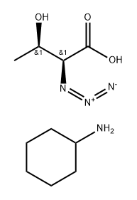 L-azidothreonine CHA salt Structure