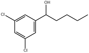 α-Butyl-3,5-dichlorobenzenemethanol 구조식 이미지