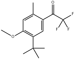 1-(5-(Tert-butyl)-4-methoxy-2-methylphenyl)-2,2,2-trifluoroethanone Structure