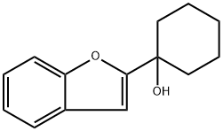 1-(benzofuran-2-yl)cyclohexanol Structure