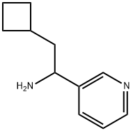 2-cyclobutyl-1-(pyridin-3-yl)ethan-1-amine Structure