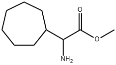 Cycloheptaneacetic acid, α-amino-, methyl ester Structure