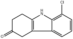 8-chloro-2,3,4,9-tetrahydro-1H-carbazol-3-one Structure