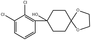 8-(2,3-dichlorophenyl)-1,4-dioxaspiro[4.5]decan-8-ol Structure