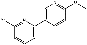 6-Bromo-6'-methoxy-2,3'-bipyridine 구조식 이미지